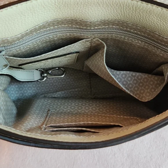 Brighton Trina White Leather Bag - Picture 9 of 12